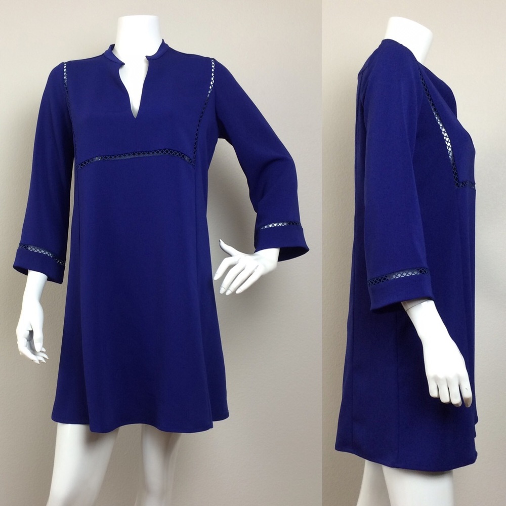 BNWT Blue Tunic Dress Made in Italy